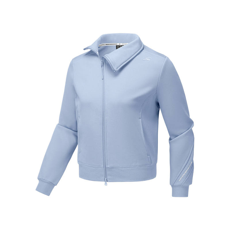 Skechers Basic Sports Collection Jacket Women's Xenon Gas Blue 0356
