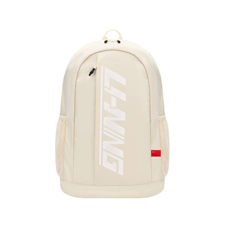 Li-Ning Li Ning Polyester Backpack Unisex Apricot