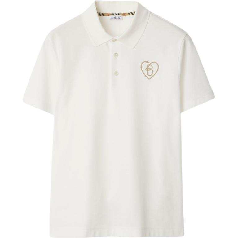 Burberry B Heart cotton polo shirt