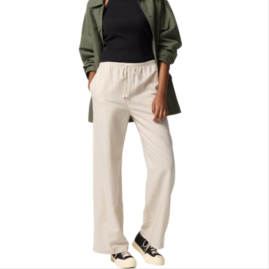 UNIQLO Casual Pants Women's Natural Moderate Straight Fit Pants