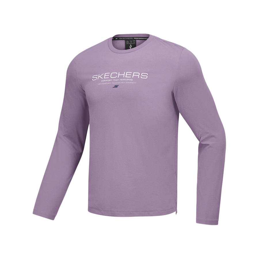 Skechers T Shirt Men's Ripe Grape Purple