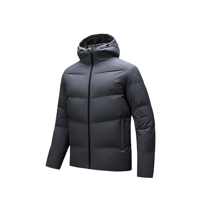 ANTA Down Jackets Men's Men's Gray 2 Hooded Moderate Other
