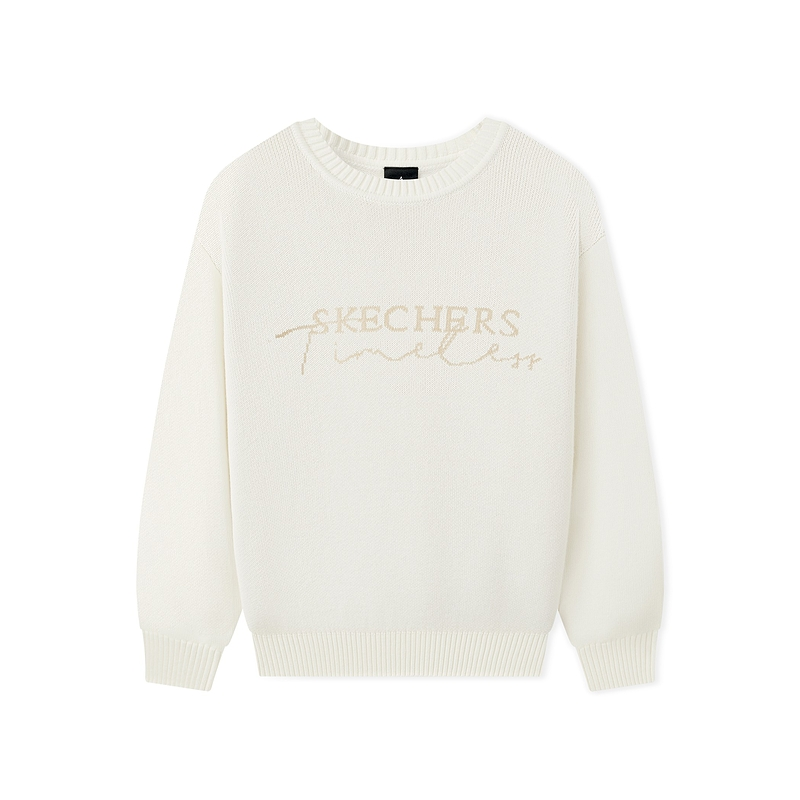 Skechers Sweatshirt Unisex Mist White/06AH