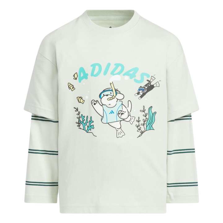 Adidas Adidas Kids T Shirts Crew Neck Moderate