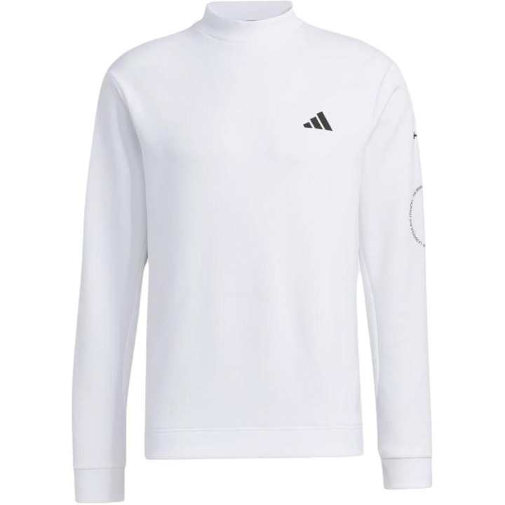 Adidas Adidas T Shirts Men's White Crew Neck Moderate Straight Fit
