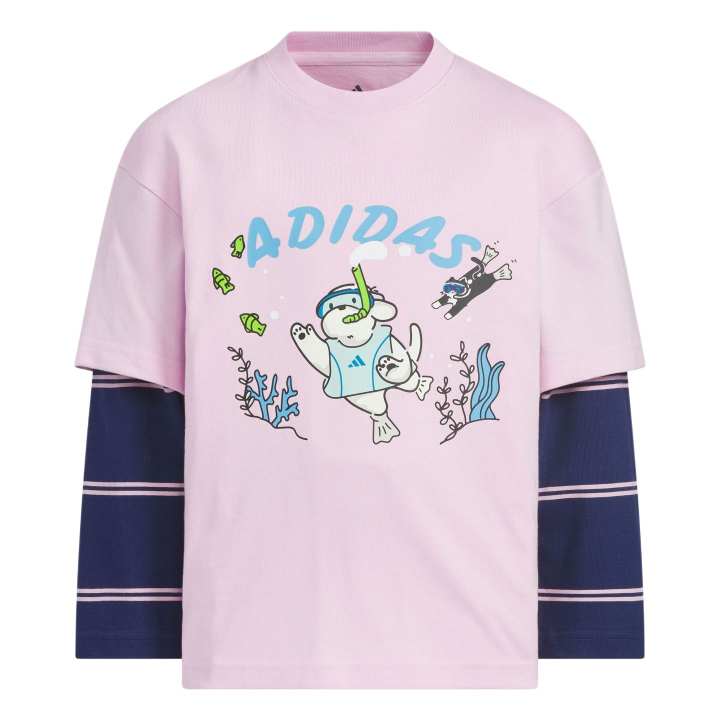 Adidas Adidas Kids T Shirts Crew Neck Moderate