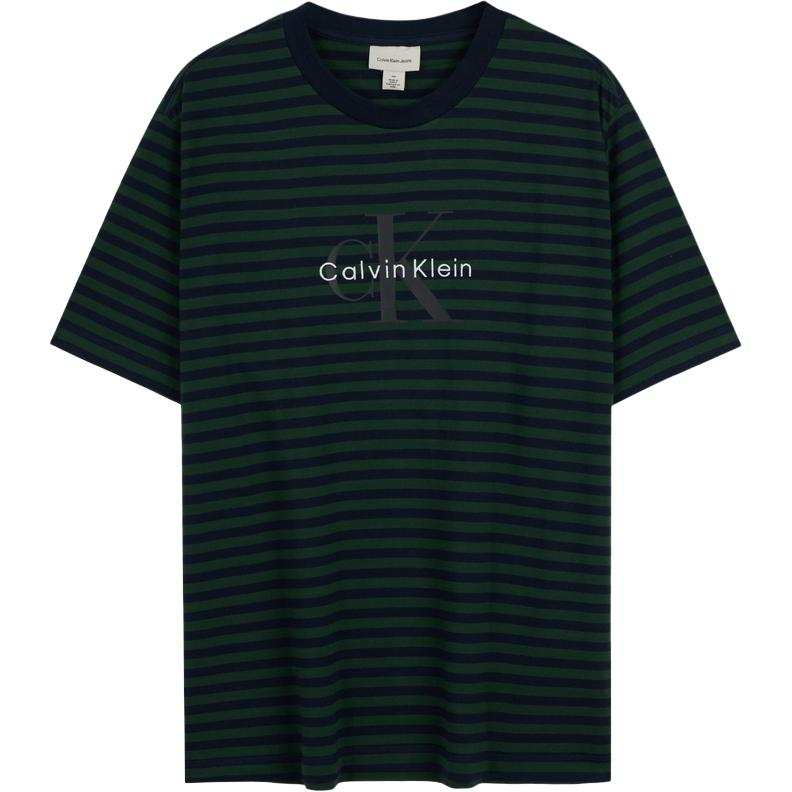 Calvin Klein striped logo T-shirt