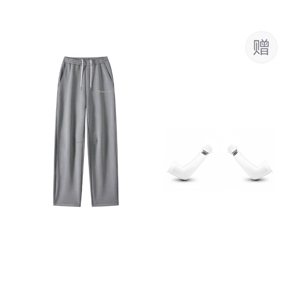 Skechers Elegant Diamond Collection Casual Pants Unisex Gray