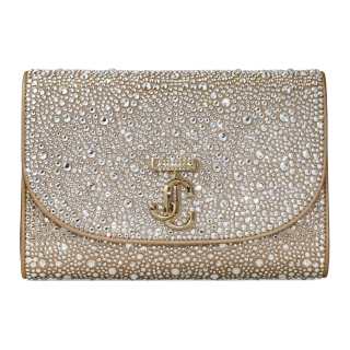 Jimmy Choo Curve embellished shoulder bag