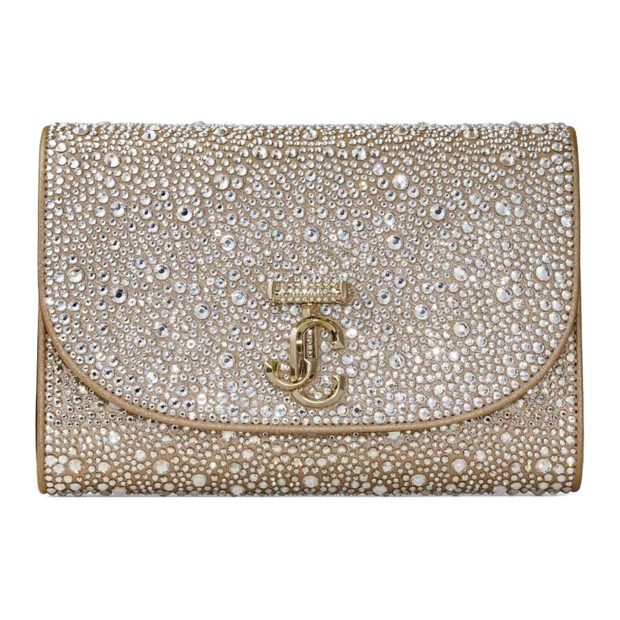 Jimmy Choo Curve embellished shoulder bag