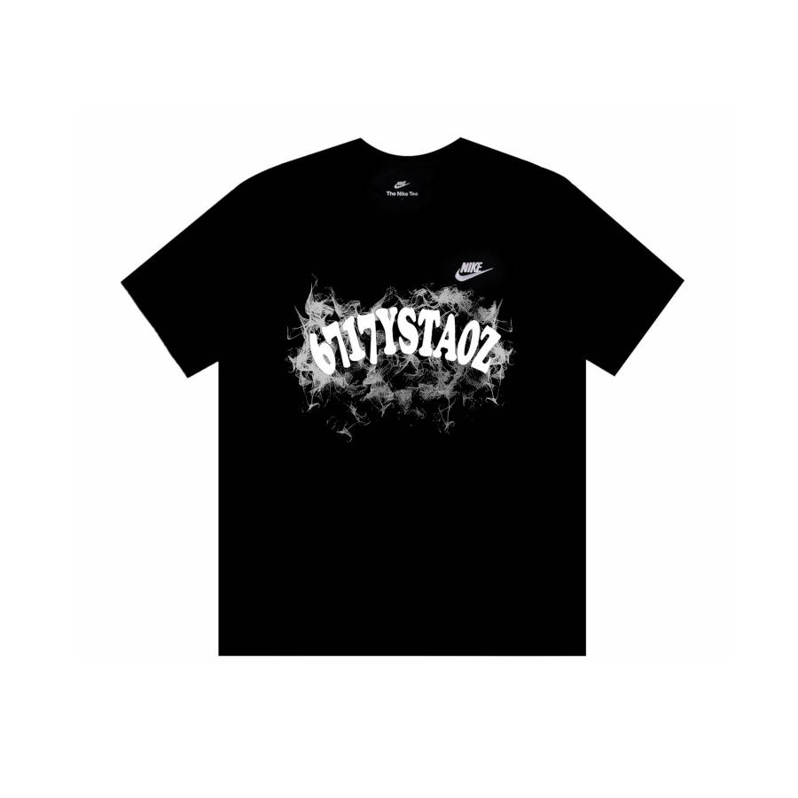 Nike Nike T Shirts Unisex Black Crew Neck Moderate Straight Fit