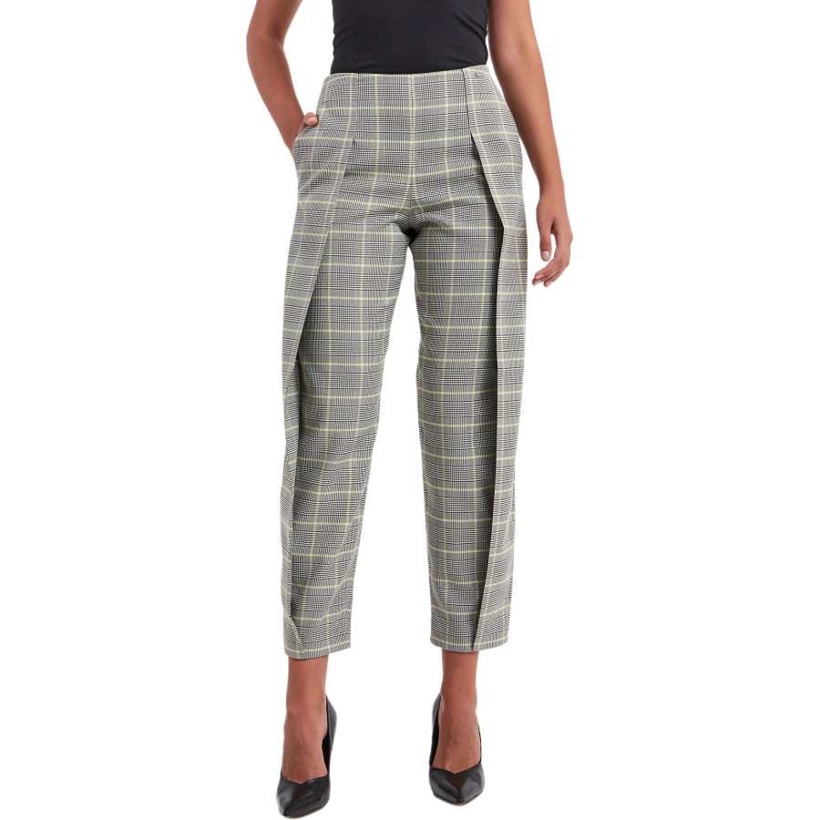 ARMANI EXCHANGE ARMANI EXCHANGE Check-pattern Slim-cut Trousers