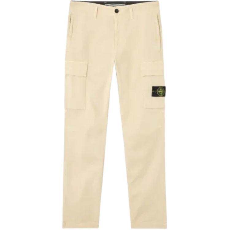 STONE ISLAND Cargo Pants Men's Light Beige