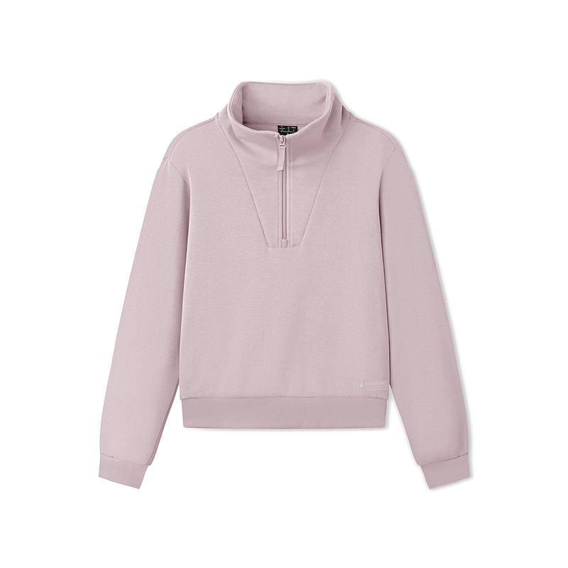Skechers Sweatshirts Women's Light Purple Roland/02J2 Stand Collar Moderate Regular