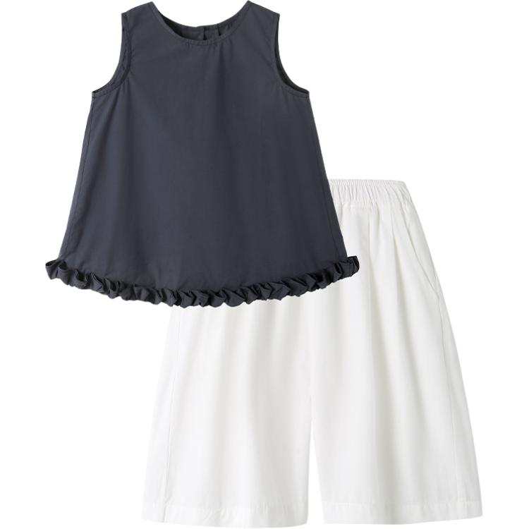 PROTECTCAMEL PROTECTCAMEL Pre School Two Piece Skirt Sets Crew Neck Moderate Short
