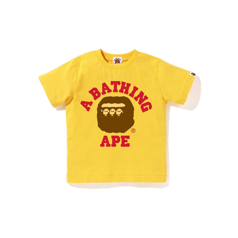 A BATHING APE T Shirt FW25 Children Aged 3 7 Years Old