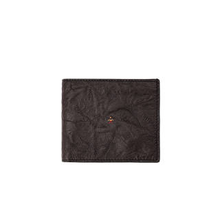 GROTTO Hand Rubbed Sheepskin Short, Thin Wallet Card Holder Unisex