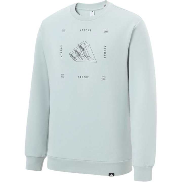 Adidas Adidas Sweatshirts Unisex Gray Crew Neck Moderate