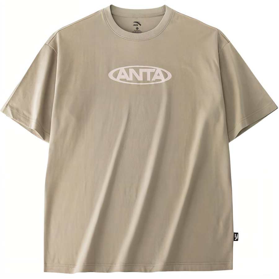 Anta T Shirt Unisex Glacier Gray