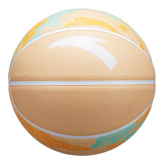 Anta China Mainland Version Rubber Basketball Orange Yellow Size 5/7 Training Competition Unisex