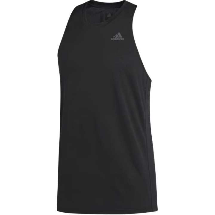 Adidas Adidas Tank Tops Men's Black Crew Neck Moderate Racerback