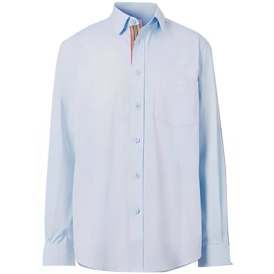 Burberry SS21 Shirt Men's Light Blue