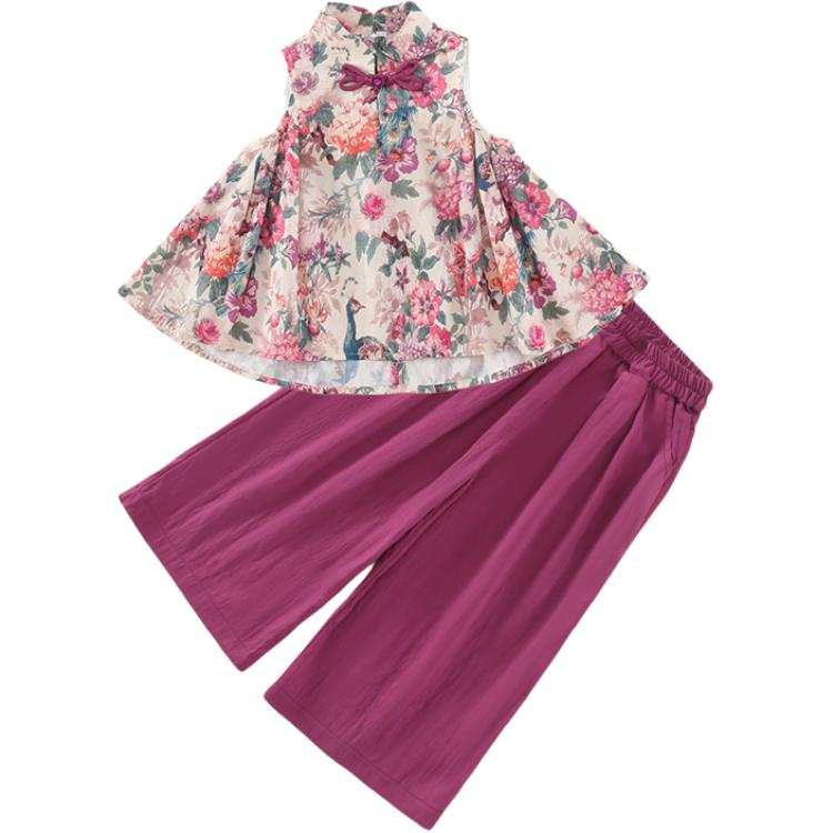 PROTECTCAMEL PROTECTCAMEL Pre School Two Piece Skirt Sets Crew Neck Moderate Short