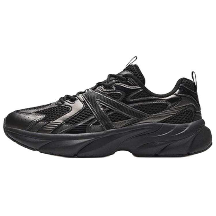 Anta Abrasion Resistant Breathable Low top Casual Shoes Men's Black