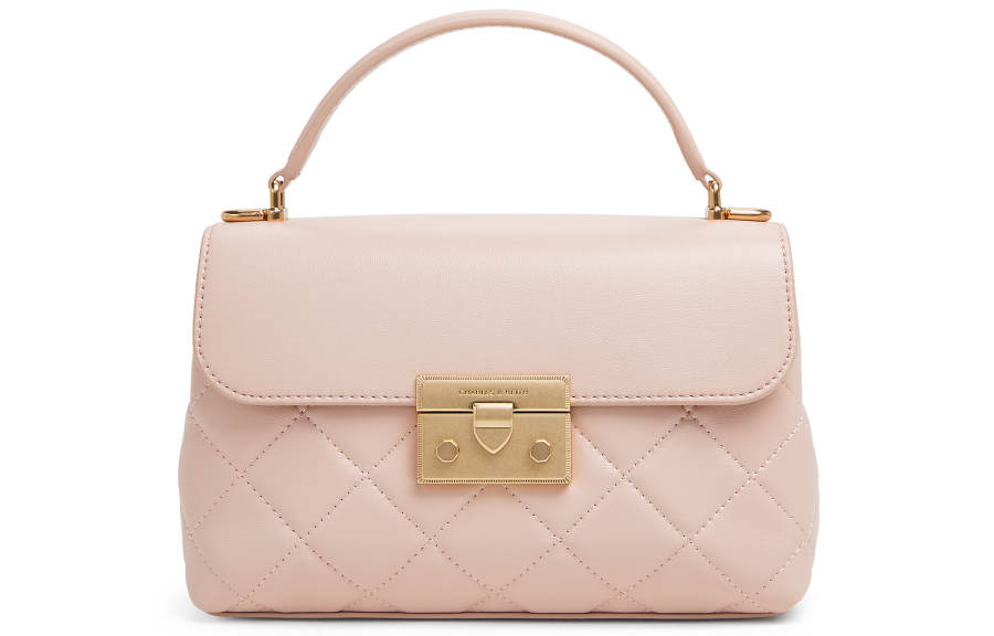 CHARLES&KEITH Pu Crossbody One Shoulder Handbag Small Women's