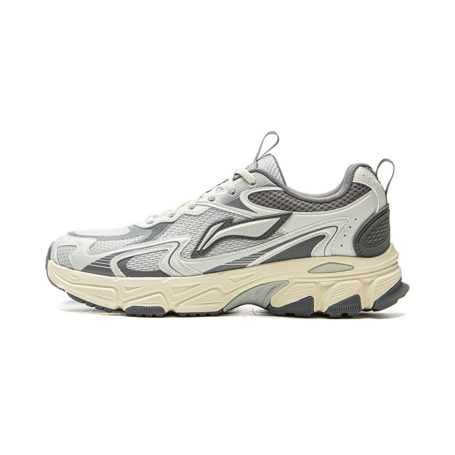 Li-Ning Li Ning Carefree V2 Low top Long Distance Running Shoes Men's Gray