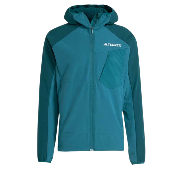 Adidas Adidas Free Shipping With AdiClub Terrex Xperior Softshell Fleece Hooded Jacket
