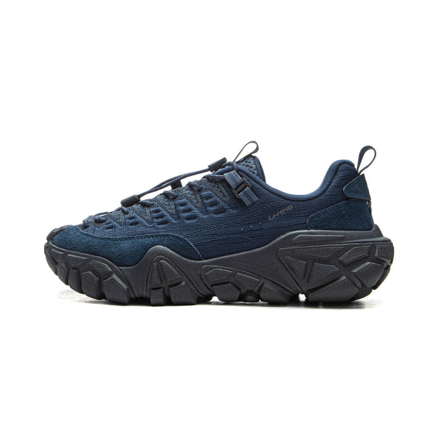 Li-Ning Li Ning Sand Dune Cushioning Slip Resistant Abrasion Resistant Support Low top Casual Shoes Men's Dark North Blue