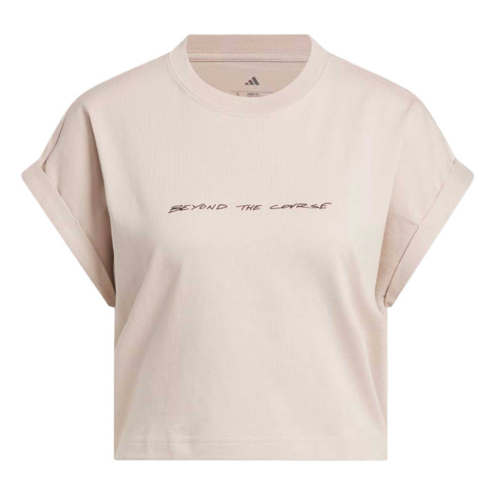 Adidas Adidas T Shirts Women's Taupe Crew Neck