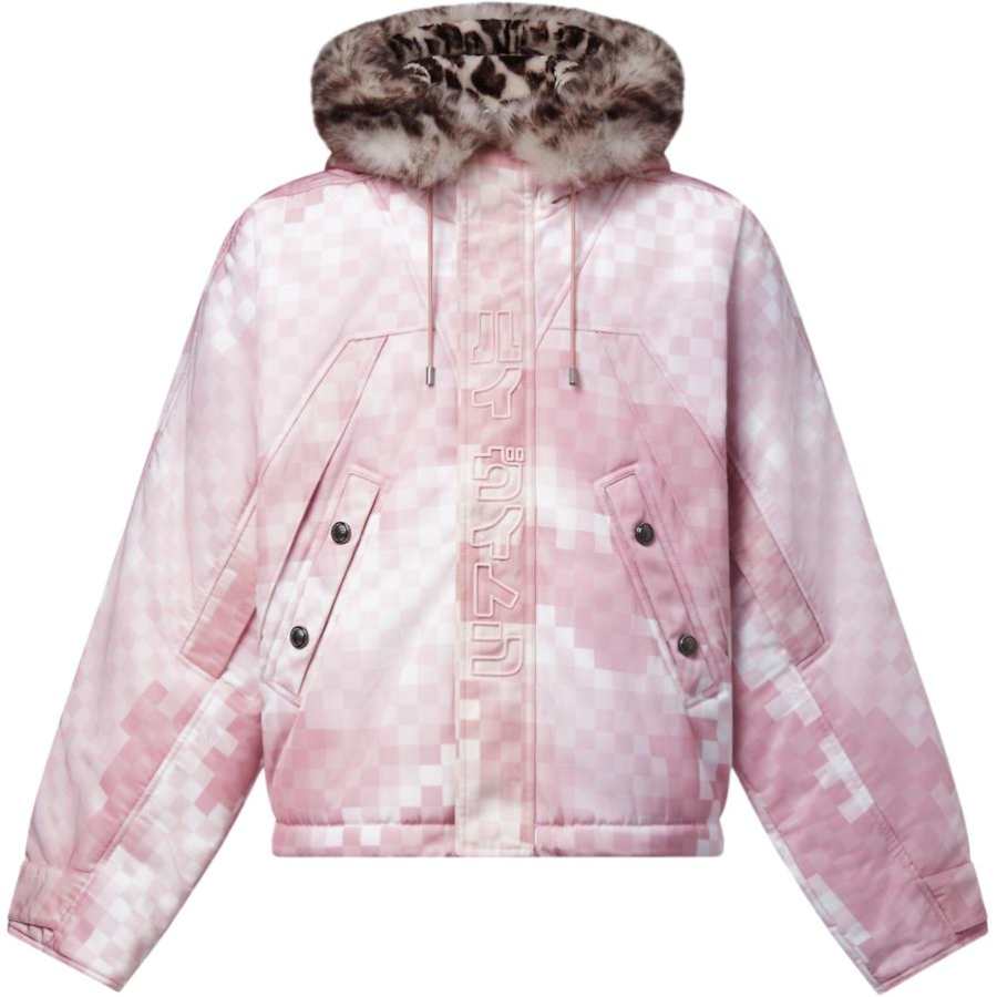 LOUIS VUITTON Lv Damoflage Printed Puffer Blouson