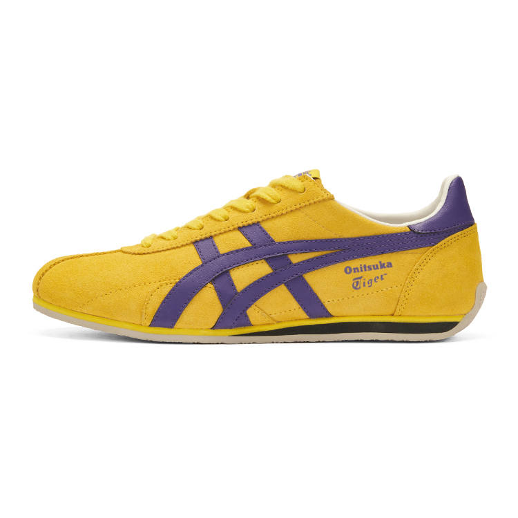 Onitsuka Tiger Runspark Abrasion Resistant Low top Casual Shoes Unisex Yellow