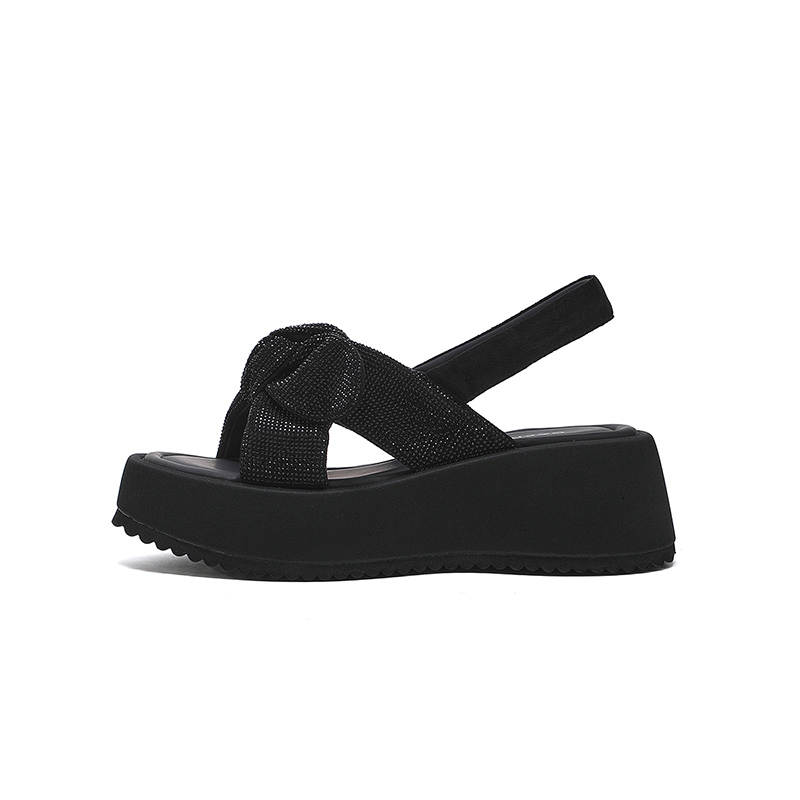 DAPHNE DAPHNE Fabric One Strap Sandals Women's