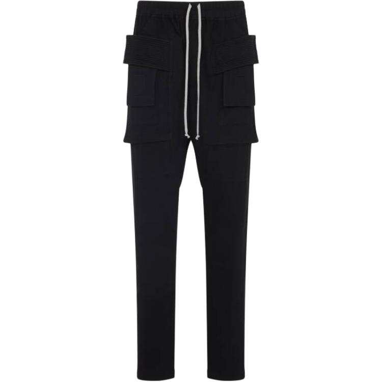 Rick Owens Drkshdw drawstring-waist cargo track pants