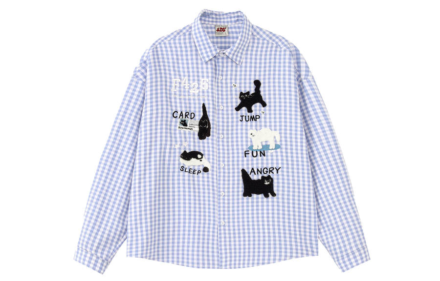 F426 F426 Shirts Women's Lapel Moderate