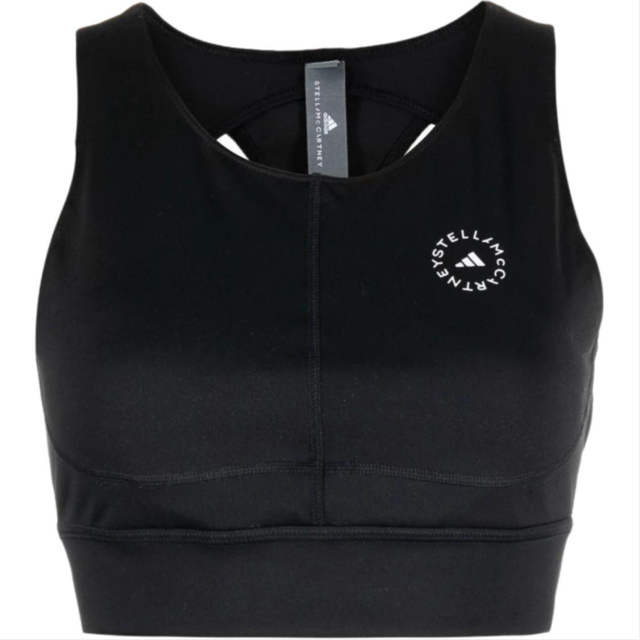 Adidas Adidas X Stella McCartney Tank Tops Women's Black Crew Neck Moderate Straight Fit