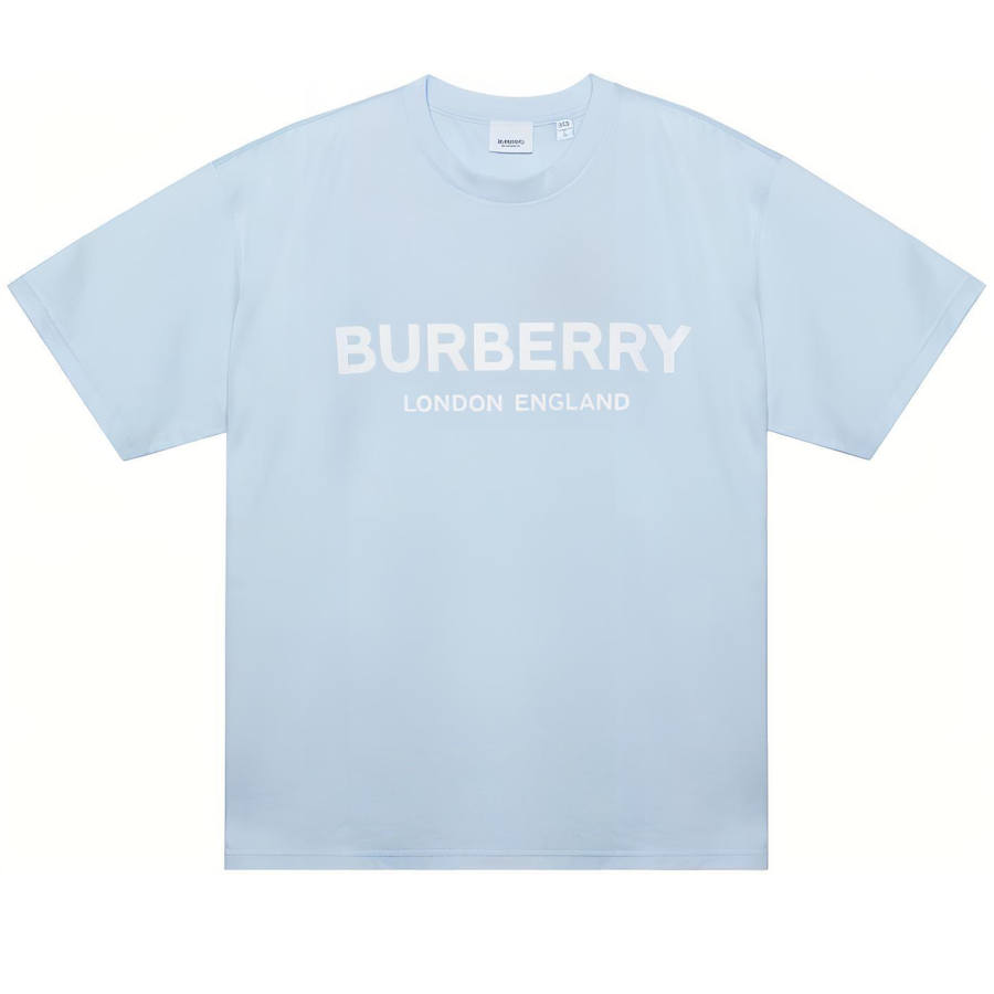 Burberry Regular Sleeve T Shirt Women's Sky Blue