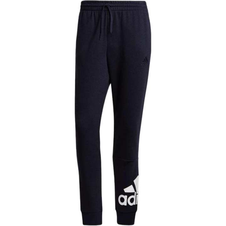 Adidas Adidas ESSENTIALS Knitted Sweatpants Men's Black Moderate Cuffed Pants
