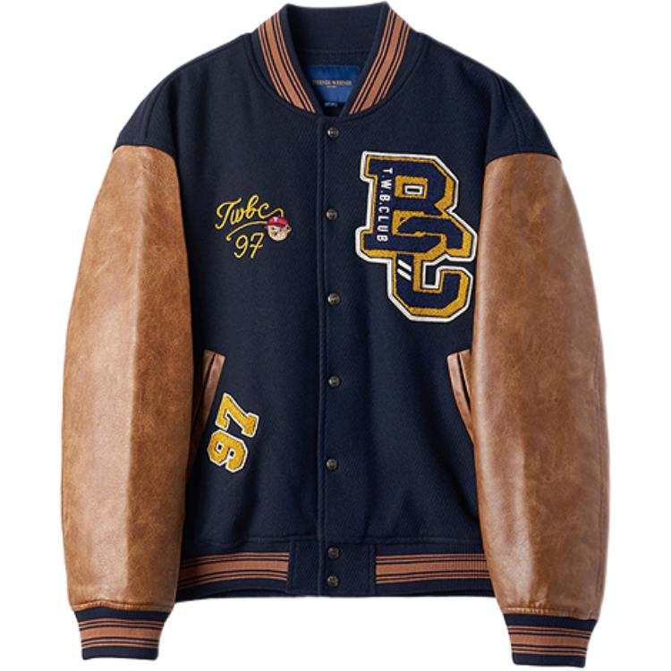 Teenie Weenie Men American Vintage Barnfit Baseball Jacket Unisex