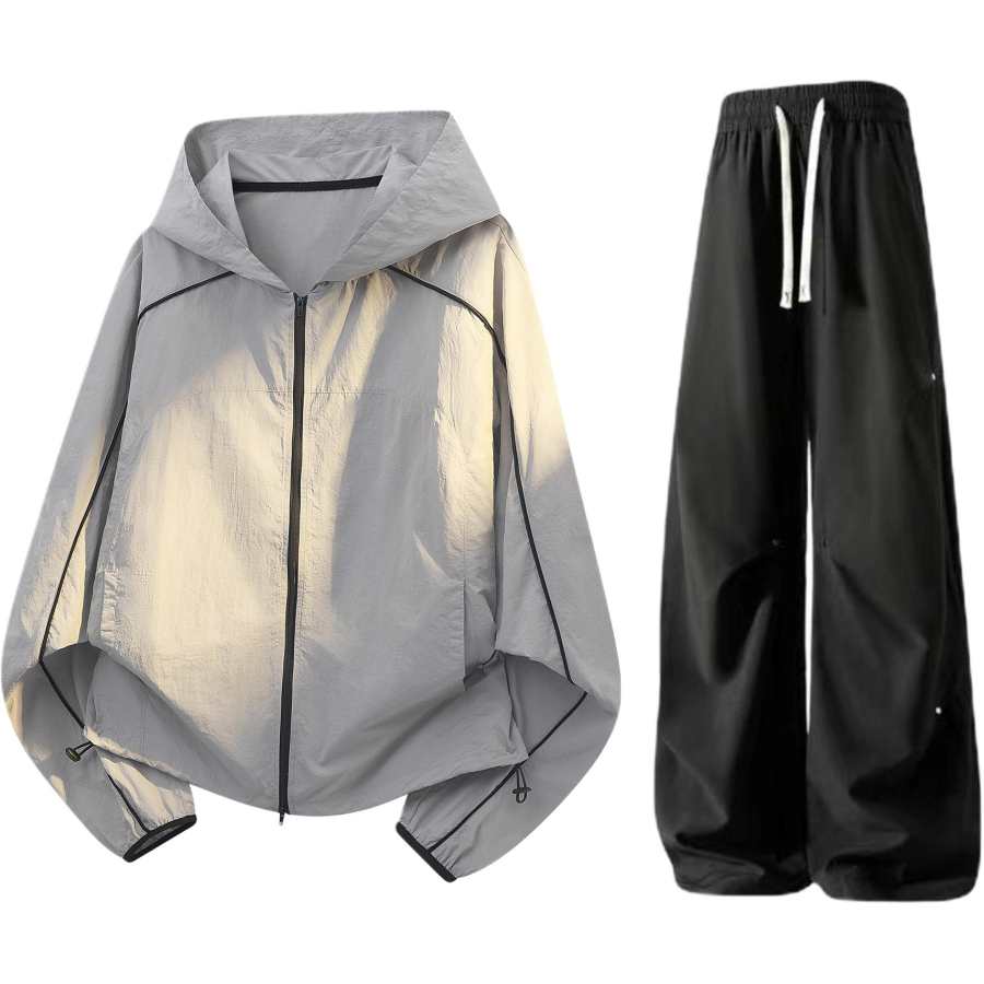 GWAF Casual Sportswear Unisex Hooded Thin