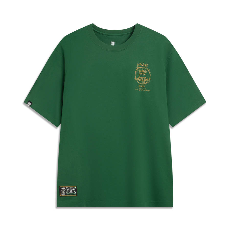 Li-Ning Li Ning x 1807 LIANMINGKUAN Do Not Enter The River T Shirt Men's
