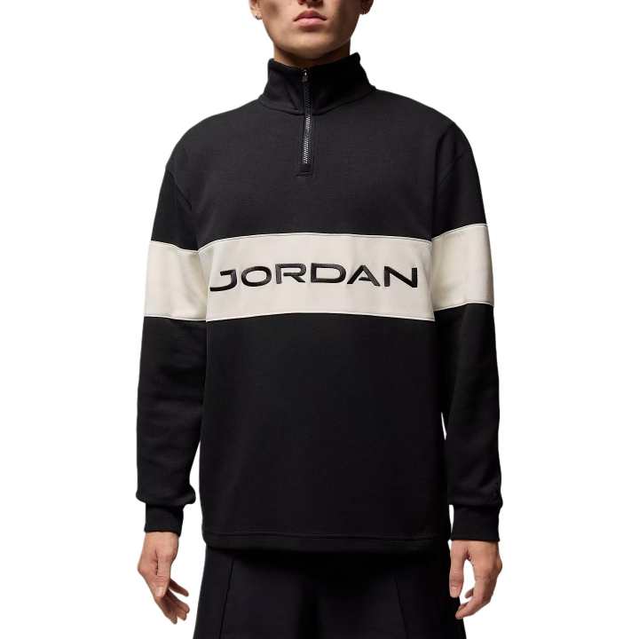 Jordan Jordan Sport Sweatshirts Men's Black Stand Collar Moderate