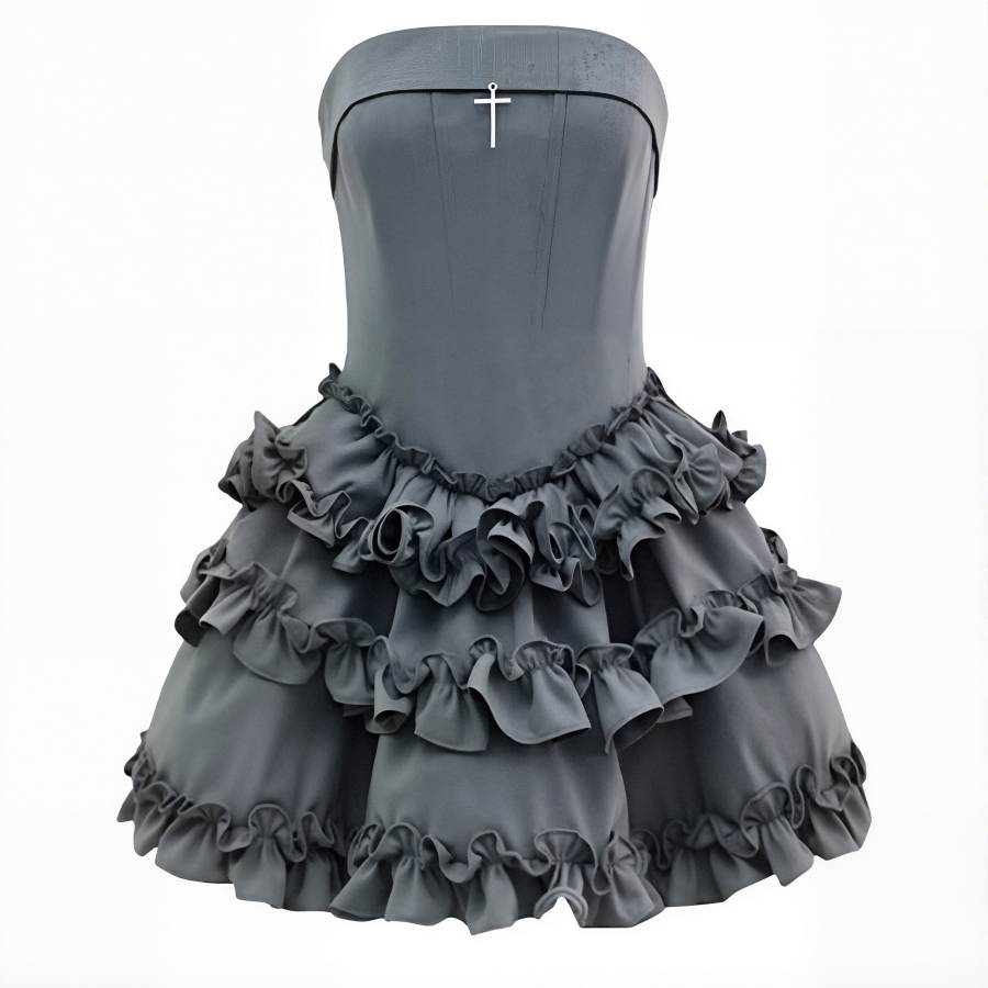 Qiuerle Short Sleeved Dress Women's