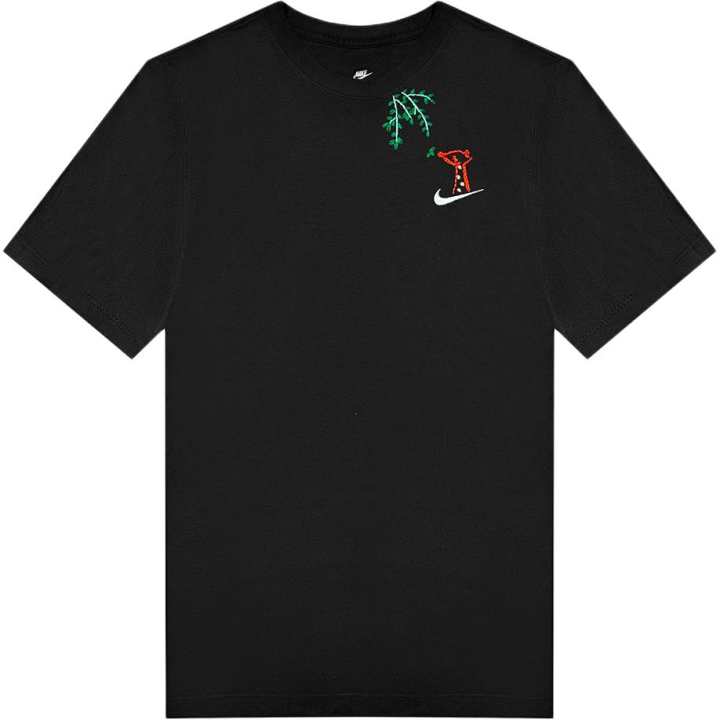 Nike Nike T Shirts Unisex Black Crew Neck Moderate Straight Fit
