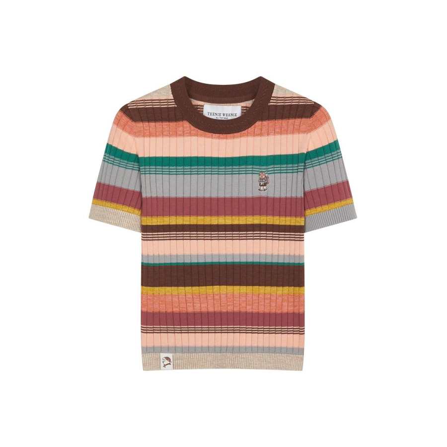 Teenie Weenie Sweaters Women's Color Blocking Crew Neck Moderate Other