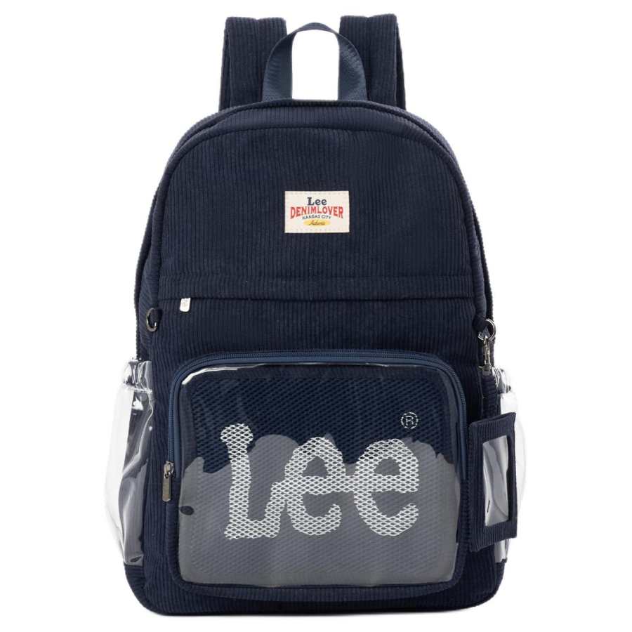 Lee Lee Fabric Backpack Unisex Light Blue/Dark Blue