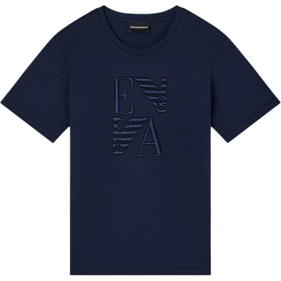 Emporio Armani logo-embroidered T-shirt